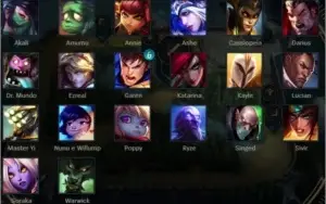 CONTA DE LOL DIAMANTE ZERADA
