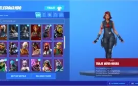 Conta Fortnite+Muitas Skins de Loja, Bunldes, Viúva Negra!