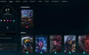 Conta League of Legends Full Acesso - 80 Champs e 47 Skins
