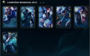 Vendo conta Gold V com várias skins