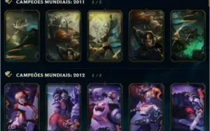 Vendo conta Gold V com várias skins