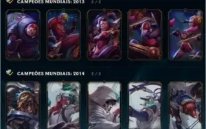 Vendo conta Gold V com várias skins