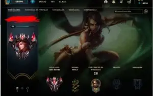 CONTA LOL GRÃO MESTRE 500pdl+