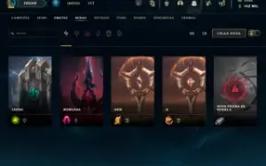 Conta lol com quase todas skins