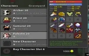 EXCELENTE CONTA REALM OF THE MAD GOD (ROTMG)