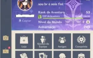 ✔Conta com 5 personagens 5 estrelas - Genshin impact ✨