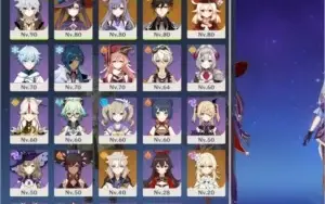 ✔Conta com 5 personagens 5 estrelas - Genshin impact ✨