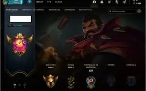 conta lol ouro 1 mmr perfeito