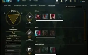 conta lol ouro 1 mmr perfeito