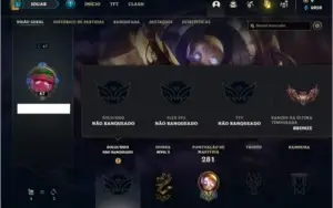 Conta Unranked com 118 Champs e 141 Skins