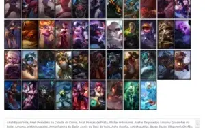 Conta Unranked com 118 Champs e 141 Skins