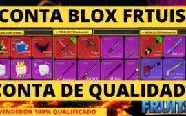 Conta Blox Fruits Level Máximo - GODHUMAN + CDK