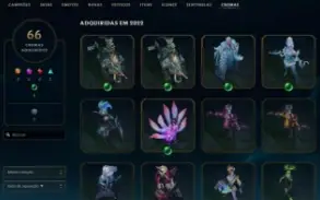 Conta League of Legends para vender rápido