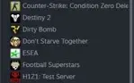 CONTA STEAM 7 ANOS COM MEDALHAS RARAS + PRIME