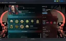 CONTA STEAM 7 ANOS COM MEDALHAS RARAS + PRIME