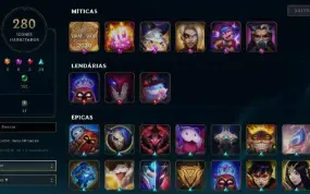 Conta De Lol Com 188 Skins Habilitadas Elo Prata 1 Flex 1/1