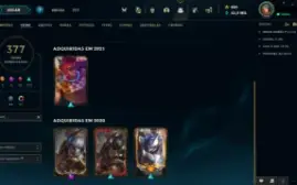 Conta League of Legends (Com 377 Skins) [Bronze]
