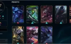 conta do lol com skins raras,épicas,ultimates e vitoriosas