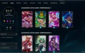 conta do lol com skins raras,épicas,ultimates e vitoriosas