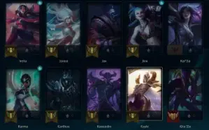 Conta de lol level 95 com 18 skins. 