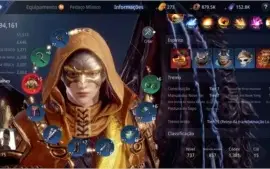 LANCER 75 (94K PP) ARMOR ÉPICA- ARMA +8e 3 COUROS E 1 CHIFRE