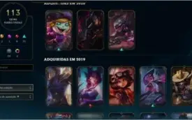 CONTA DE LOL PLAT3 DIAMANTE SEASON PASSADA
