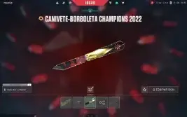 Conta Valorant Com Skin Canivete Da Champions