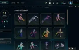 VENDO MINHA CONTA DO LOL 292 SKINS 25 PAG DE RUNAS LV 357