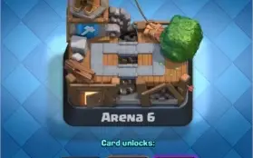 conta clash royale arena 6 com, 1 lendaria