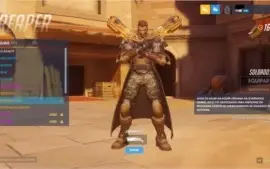Overwatch rank dps diamante sr 3000 3 armas douradas