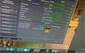 Paladin lvl 181 celebra mais ED 83
