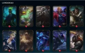 Conta lol lvl311 com 194 skins