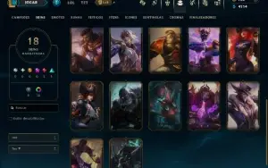 Esmeralda 2 com 100 Champs e 18 Skins