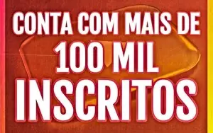 Conta / Canal do YouTube - MAIS 100K de INSCRITOS