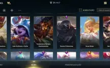 conta Wild Rift platina IV, 31 skins