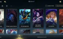 conta Wild Rift platina IV, 31 skins