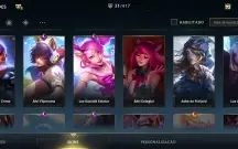conta Wild Rift platina IV, 31 skins