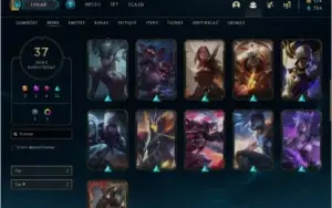 Conta PLATINA 3 COM **37 SKINS**