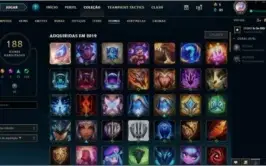 Conta de LoL elo gold 1