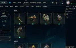 Conta de LoL elo gold 1