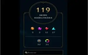 Conta de League of Legends Diamante 4
