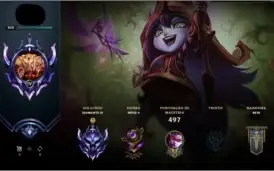 Conta de League of Legends Diamante 4