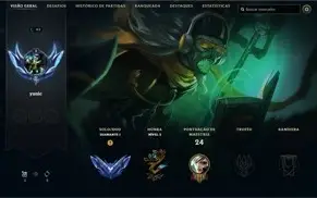 Conta MESTRE League of Legends