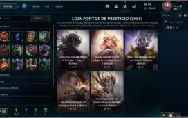 Conta de LOL Todos os champions 250+ skins 19k blue essence