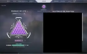 Conta valorant diamante com 3 skins