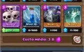 CONTA CLASH ROYALE ARENA LENDARIA NIVEL 10