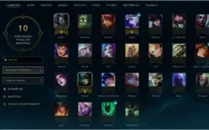 conta lvl 19 25 champs 1 skin ekko riven nami jinx