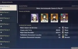 Conta Genshin Impact AR56 100% F2P - Mona c3, Xiao c1