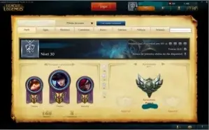 conta lol prata v varias skins
