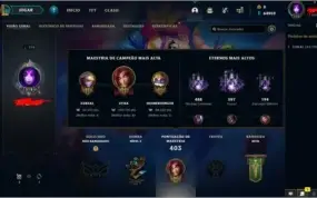 CONTA LOL LEVEL 318 - Faltam apenas 11 champ para ter todos